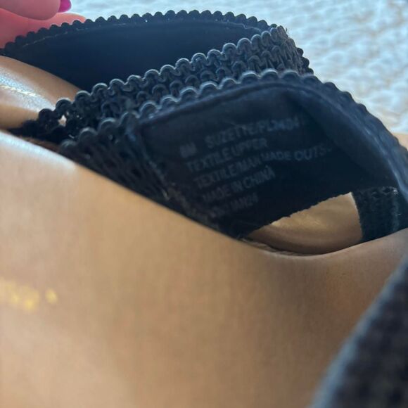 Tommy Bahama Women’s Black Wedge Vacation Boho Sandals Size 8M Note - Picture 5 of 5